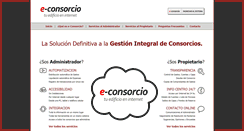 Desktop Screenshot of e-consorcio.com